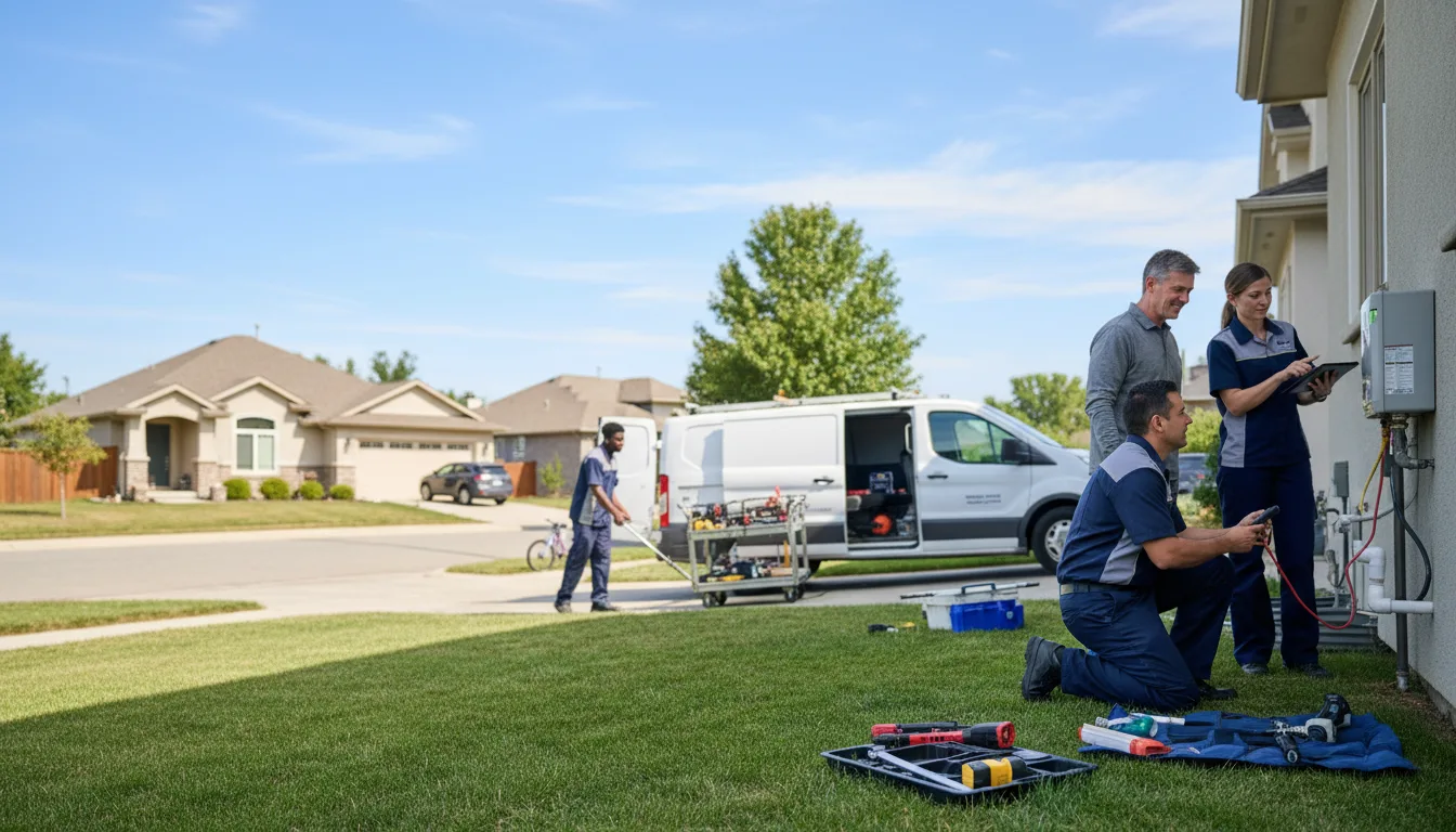 Tankless water heater service in Manchester, MI